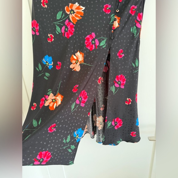 Floral Black Skirt - Picture 3 of 3